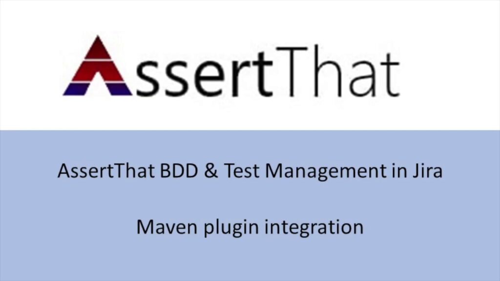 Image showin AssertThat maven plugin integration video