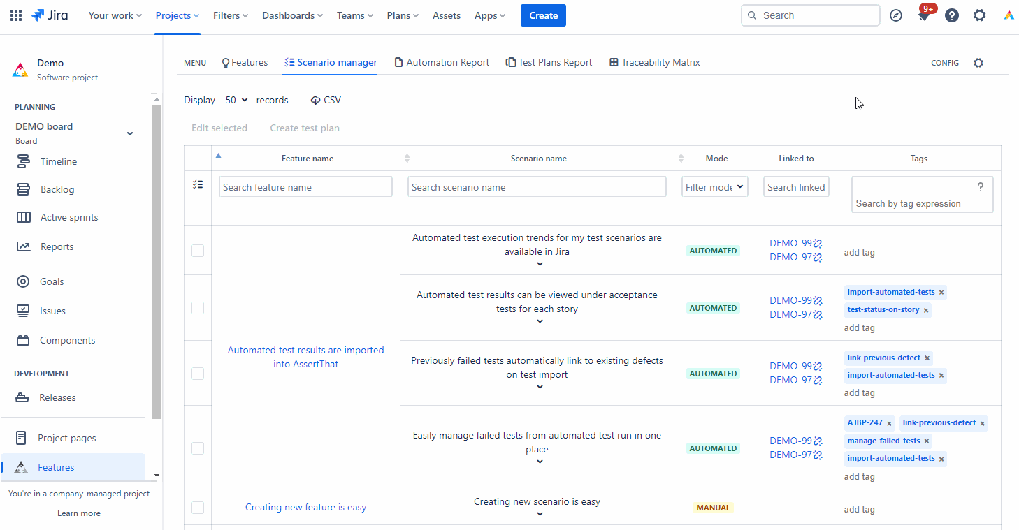 Refinement Enterprise Tools for Updating BDD Scenarios